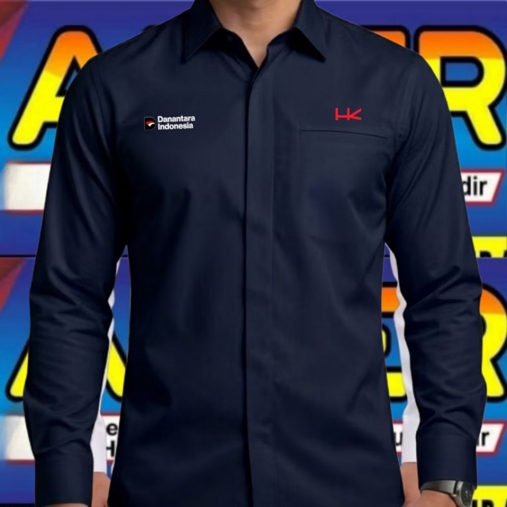 kantong 1 kemeja PT Hutama karya baju PT Hutama karya seragam PT Hutama karya kemeja kerja PT Hutama