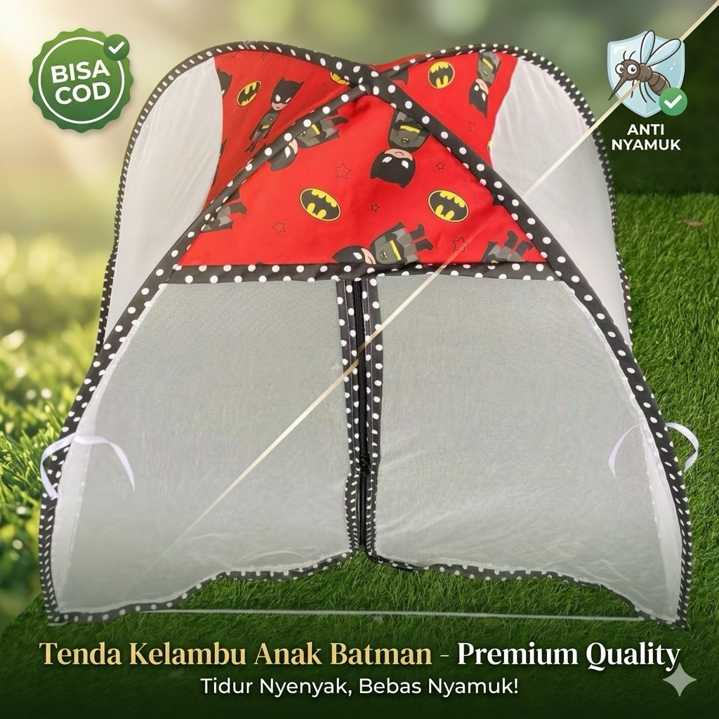 KELAMBU BAYI MODEL BATMAN / KELAMBU BAYI ANTI NYAMUK