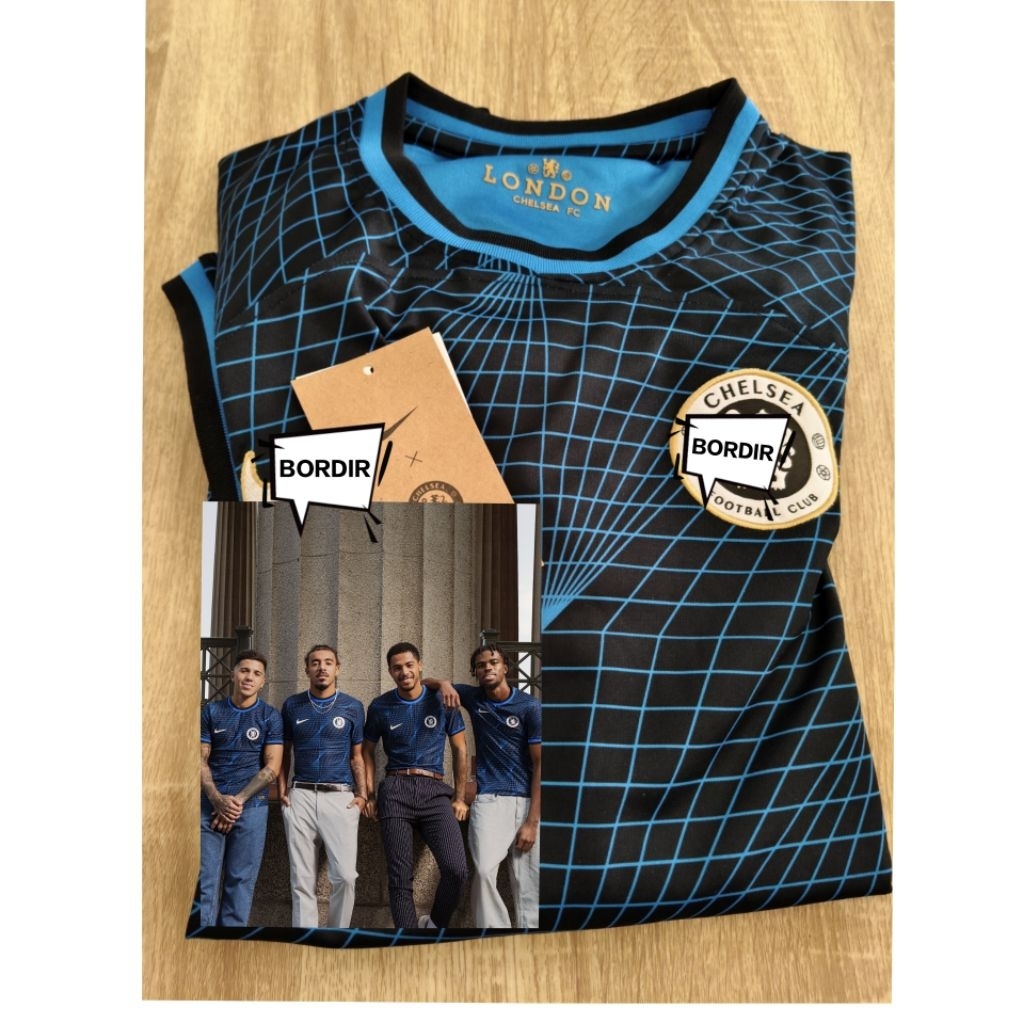 JERSEY BOLA Chelsea Away 2023/24 Grade Ori Preloved