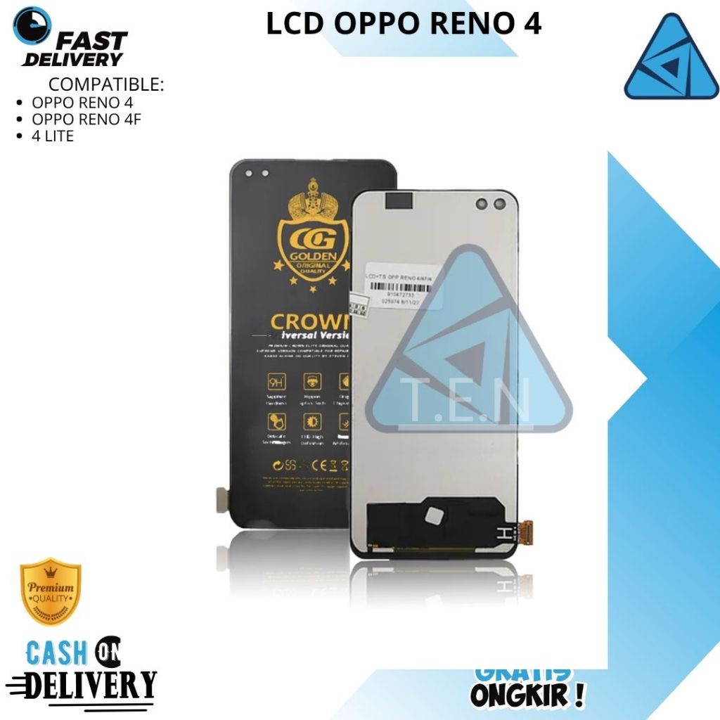 LCD TOUCHSCREEN OPPO RENO 4 / RENO 4F / 4 LITE ORIGINAL FULLSET COMPLETE / LCD OPPO RENO 4 / LCD OPP