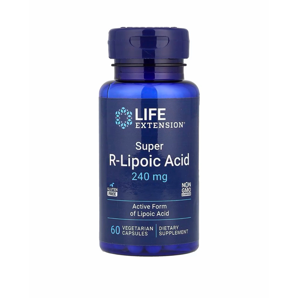 Life Extension Super R-Lipoic Acid, 240 mg, 60 Capsules
