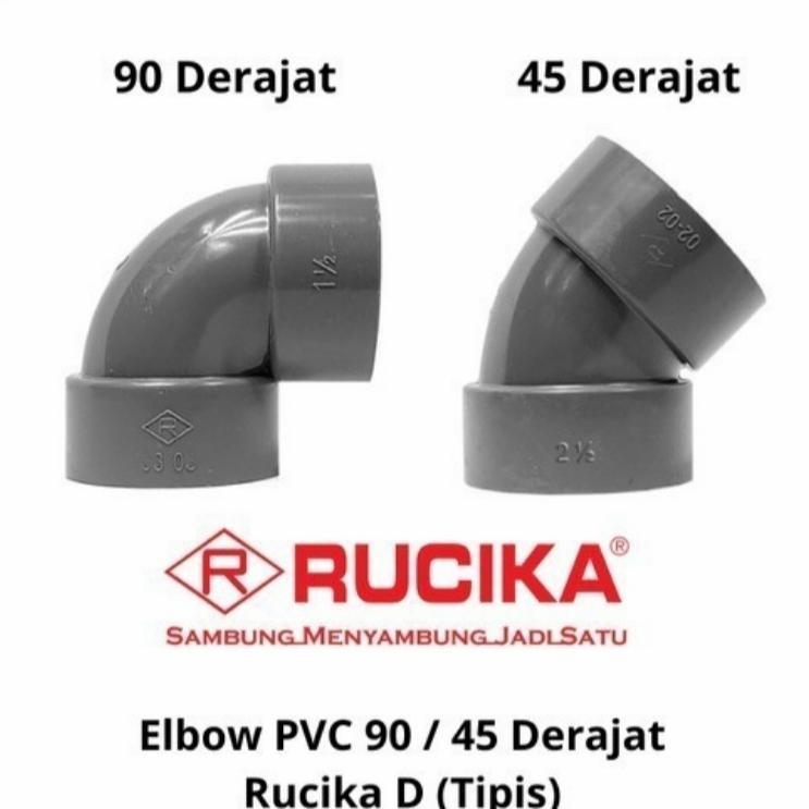 Knee 3inch Rucika D | Elbow 3inch | Sambungan Paralon 3 inch5