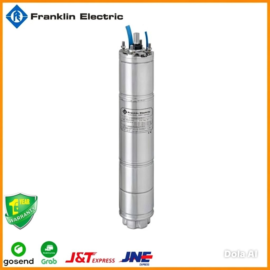 Motor Franklin USA 3HP 3PHASE Motor Pompa Satelit Submersible