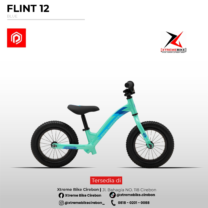 Polygon Sepeda Anak Keseimbangan Flint 12 Balance Bike Push Bike