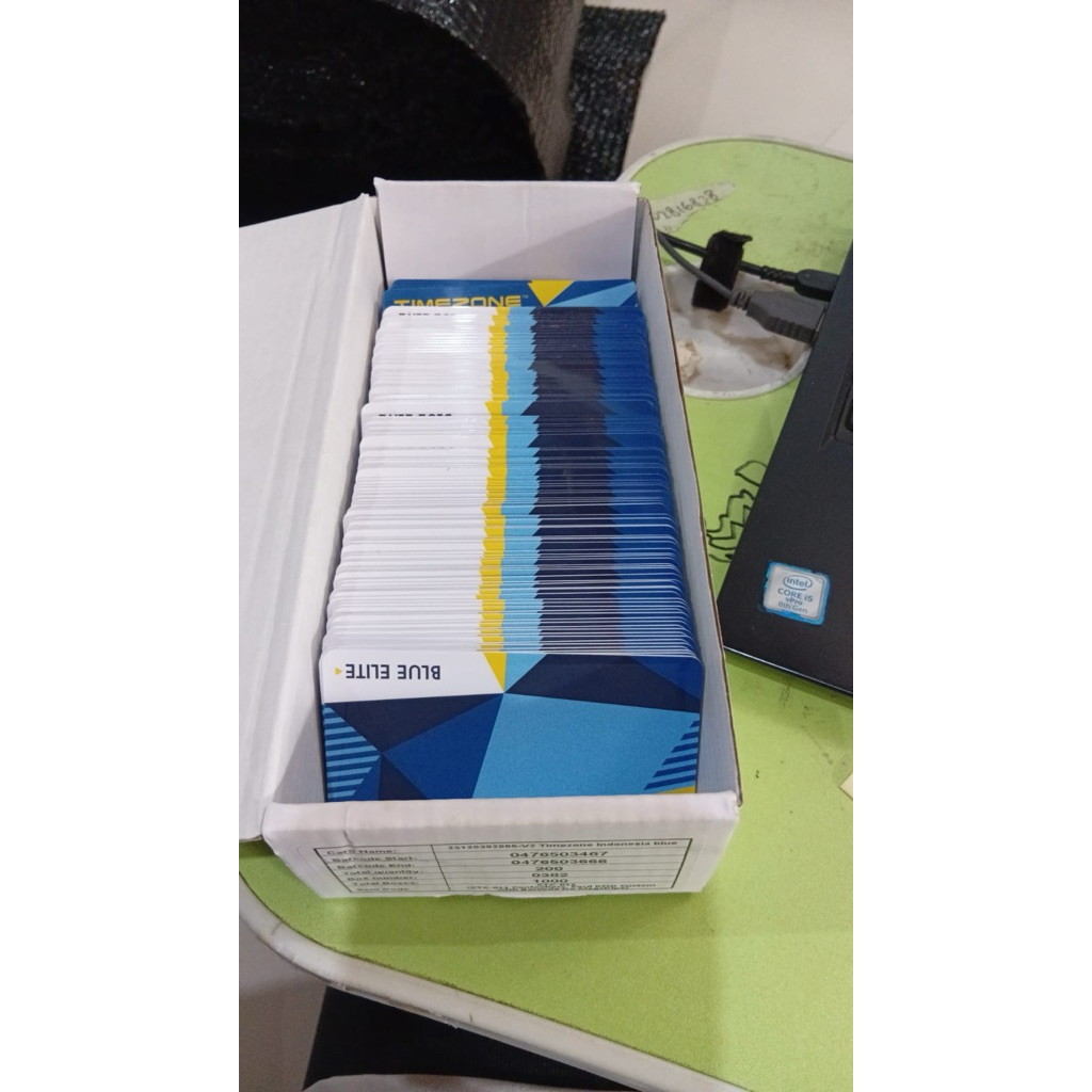 Kartu timezone blue elite