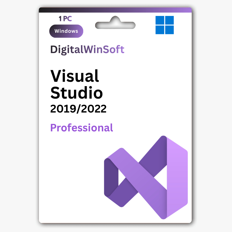 Visual Studio Professional 2019/2022 For PC/Laptop Win - Lifetime License | Original & Resmi