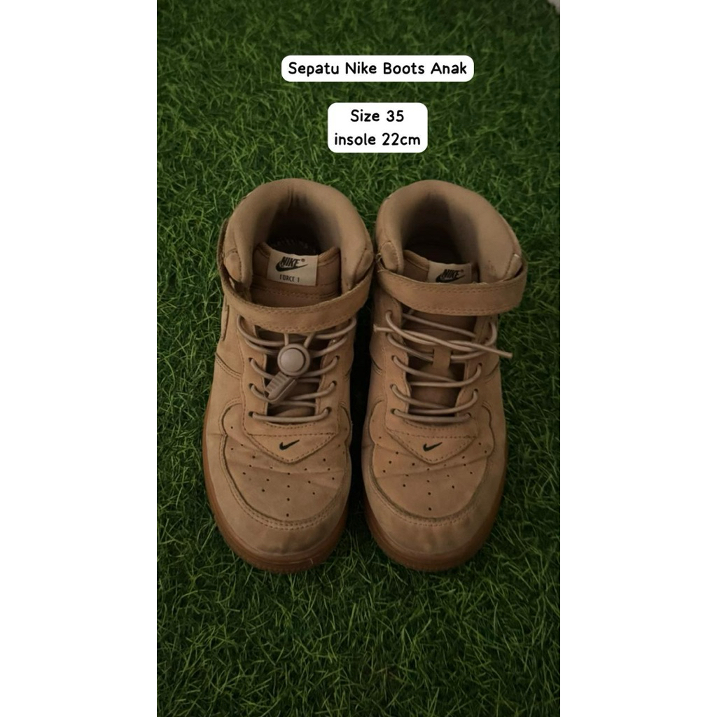 Boots Nike Coklat Anak 35