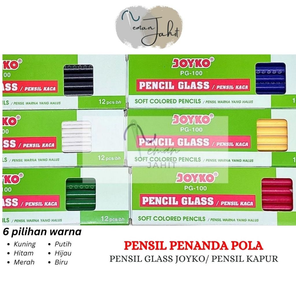 Pensil Kaca Joyko Lusinan - Pensil Dermatograph - Pensil Kapur Joyko / Pencil Glass Joyko