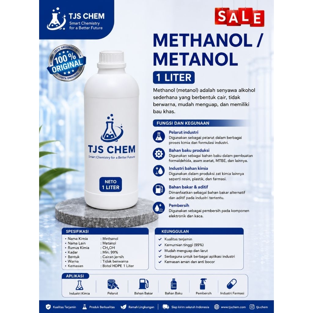 methanol / metanol 99% 1 Liter