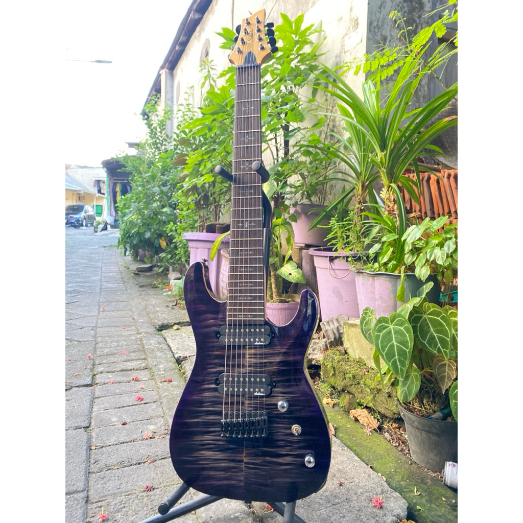 gitar schecter 8strings