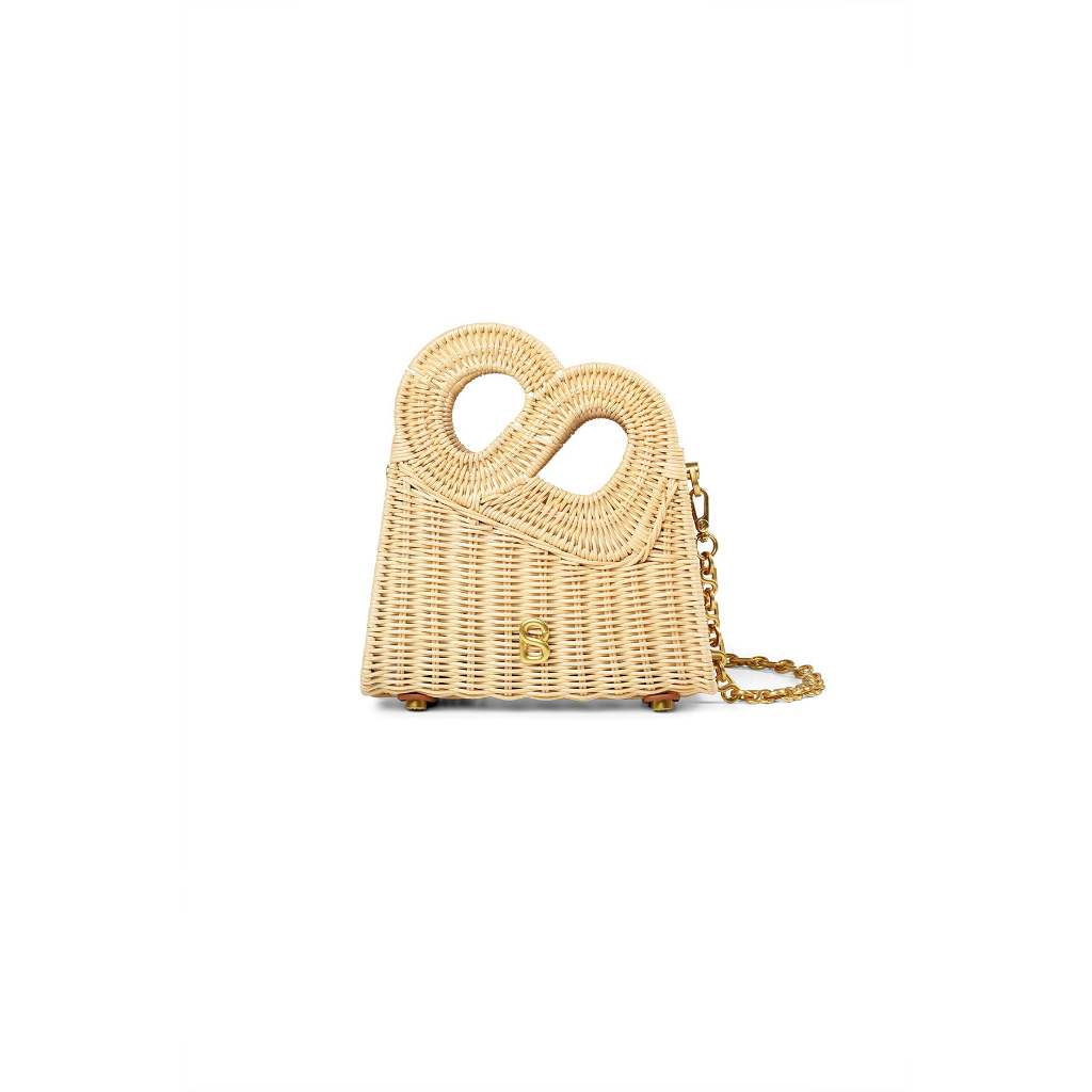 Hold Me Rattan Bag Small - Caramel