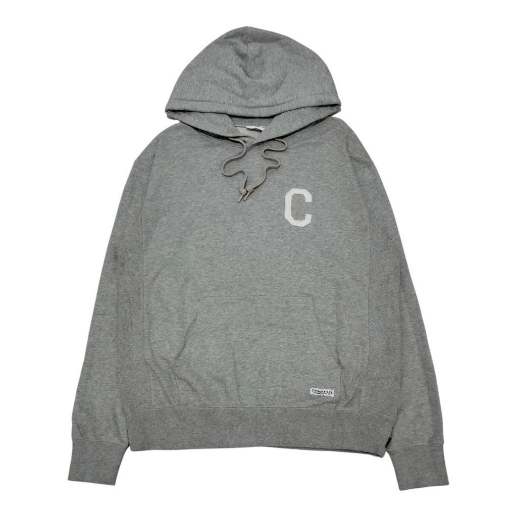 HOODIE COVERNAT SMALL LOGO ABU / GREY MISTY SECOND ORIGINAL
