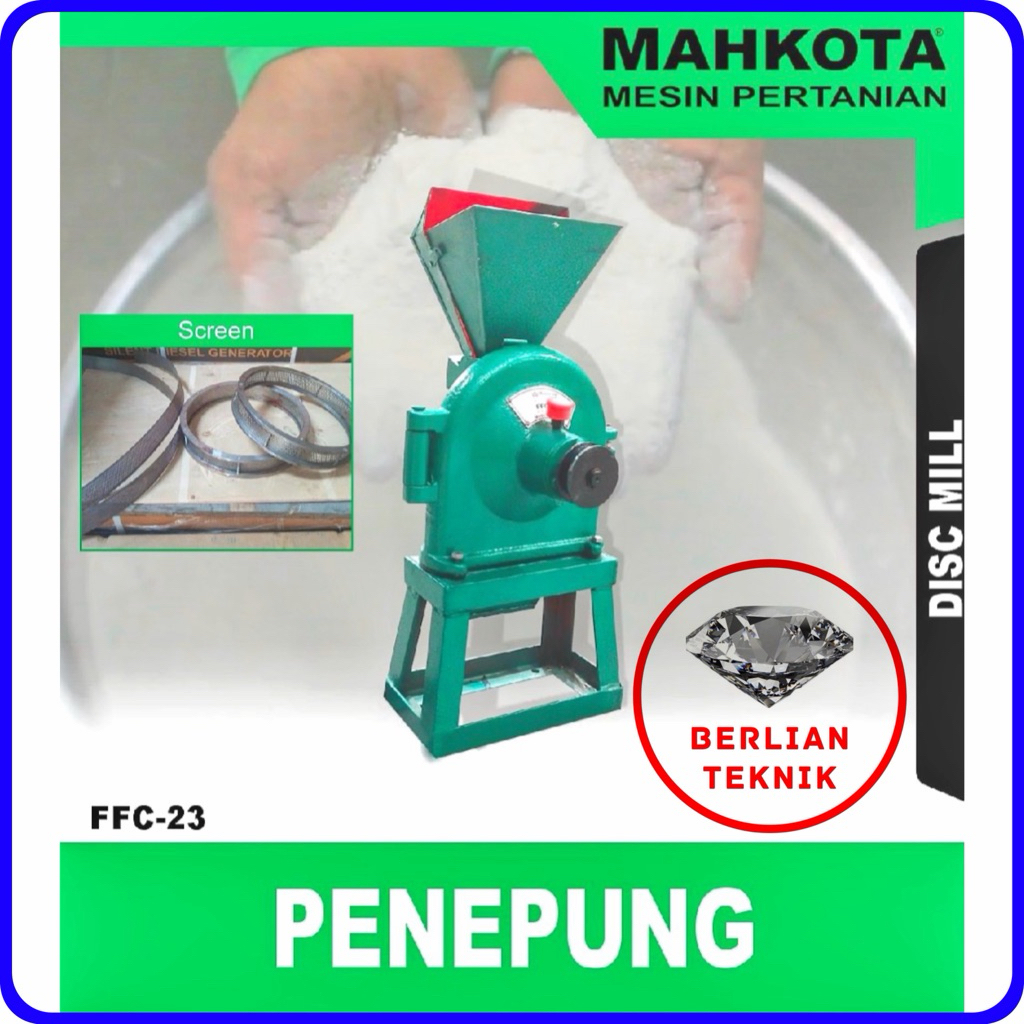 Alat Mesin Giling Tepung Disk Mill Mahkota FFC 23