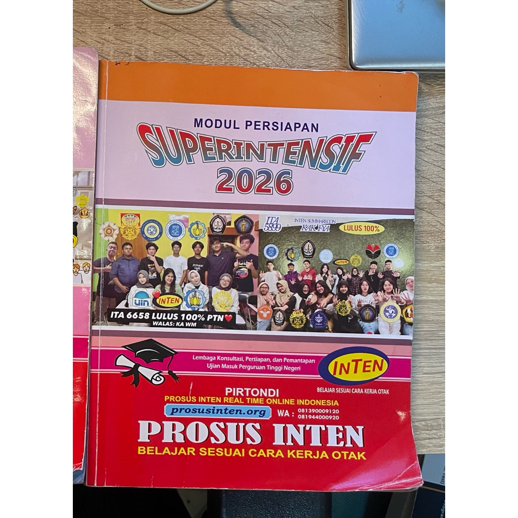 [Preloved] Hold for @c0okiepje Buku superintensif Inten