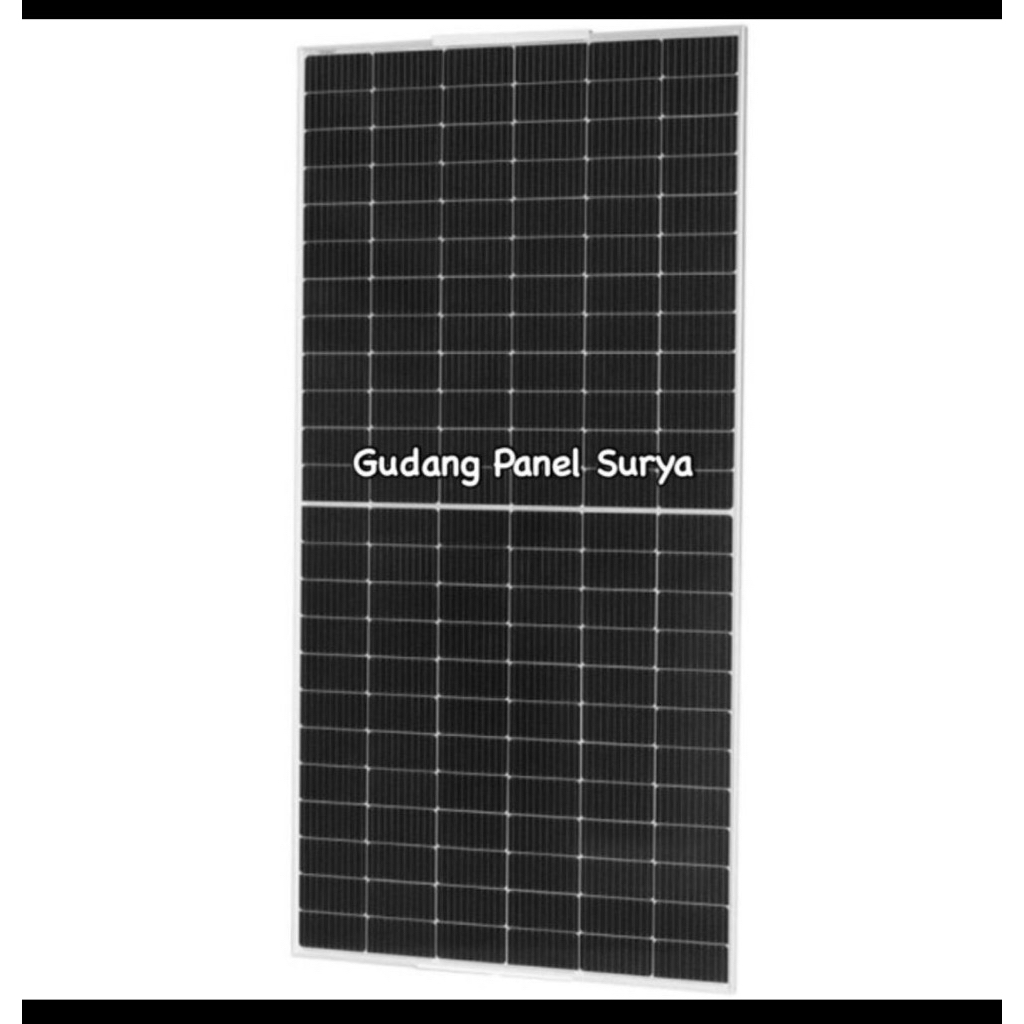 Solar Panel Surya PV 585WP Mono Ber SNI 585WP Monocrystalline SNI + Packing Kayu