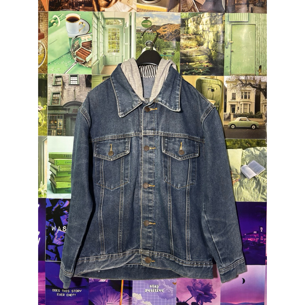 GAP Denim Hoodie Jacket Preloved
