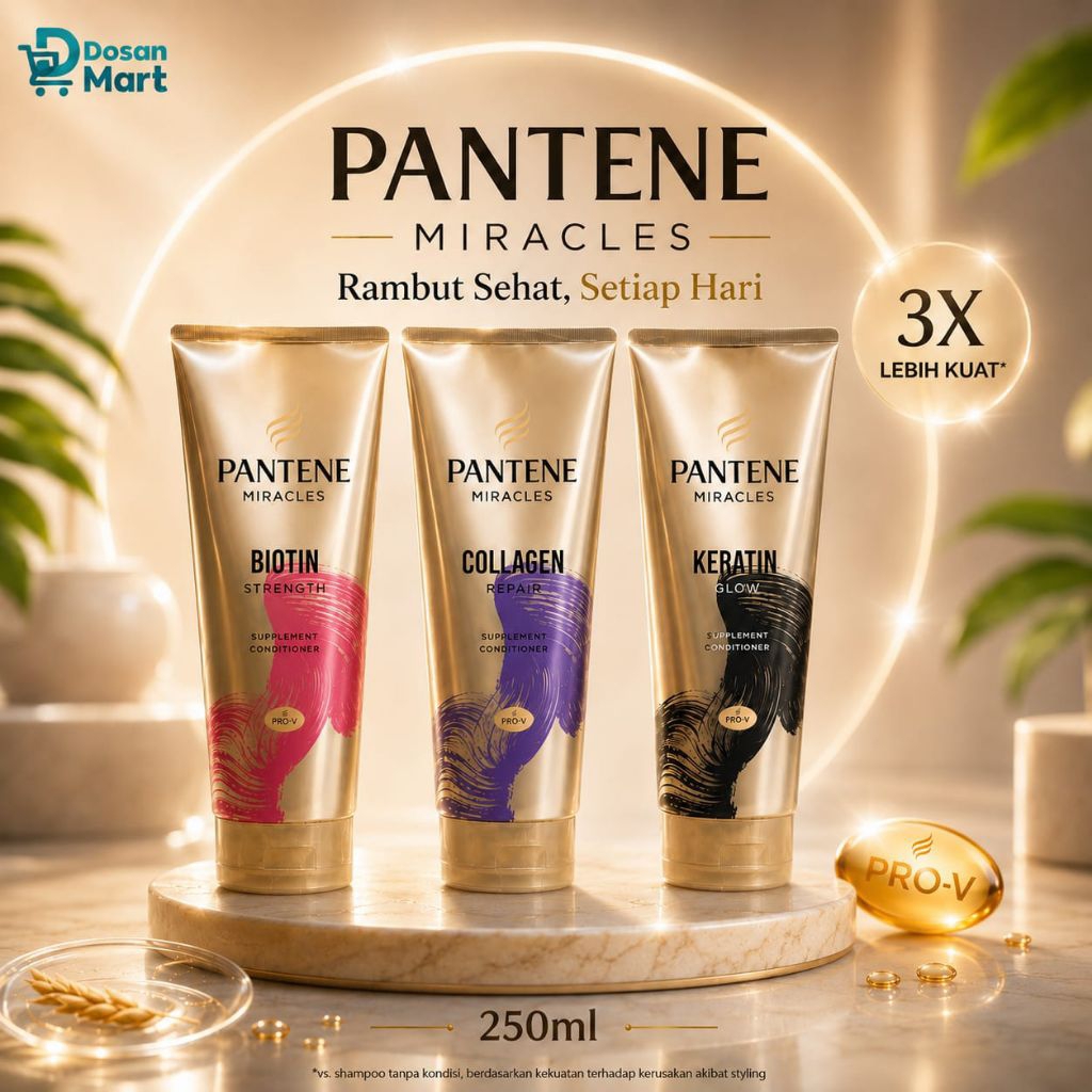 Pantene Miracles Conditioner || Pantene Biotin Strenght Conditioner || Pantene Collagen Repair Condi