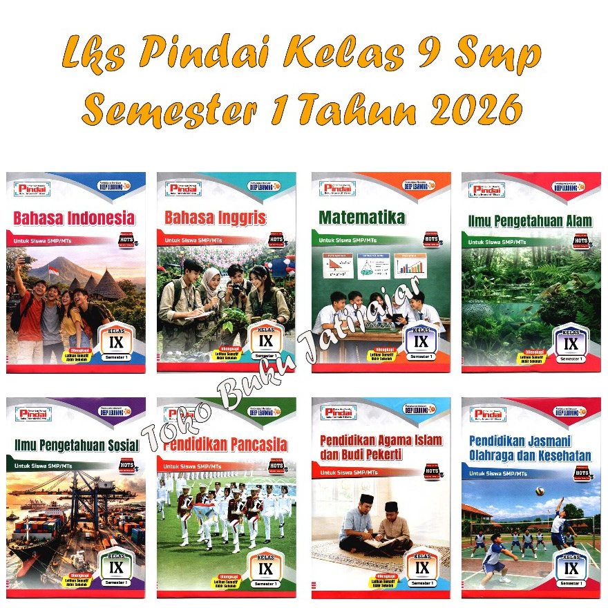 LKS Pindai Kelas 9 SMP Semester 1 DAN 2 2026 CV Arya Duta
