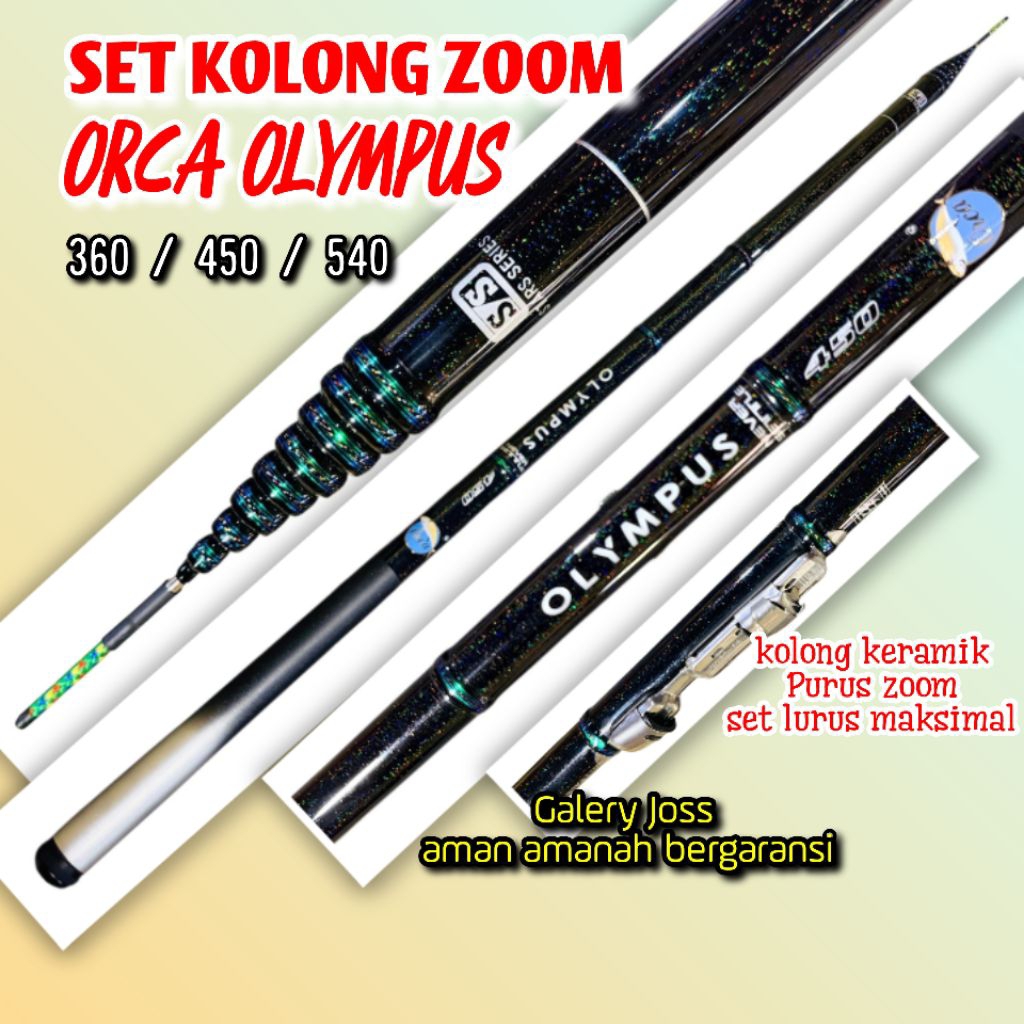 TEGEK KOLONG ZOOM ORCA OLYMPUS 450 KAKU RINGAN KUAT