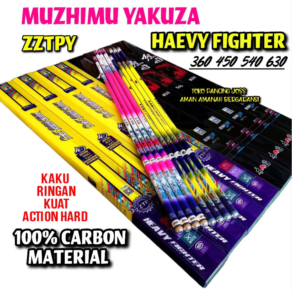 TEGEK MUZHIMU YAKUZA & HEAVY FIGHTER 360 450 540 630 TEGEK KAKU RINGAN KUAT