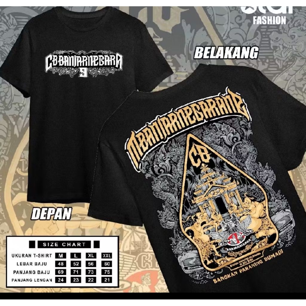 Kaos Distro Cb Banjarnegara T-shirt/unisex