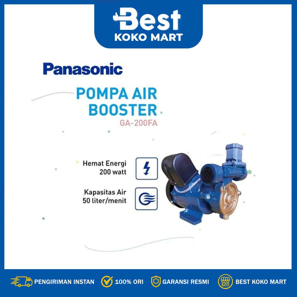 Panasonic GA-200FA - Pompa Pendorong / Booster Pump