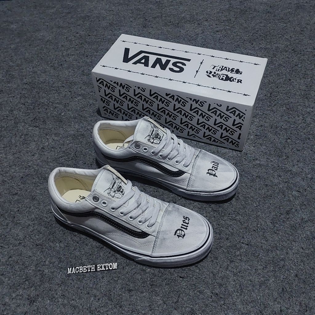 Vans OldSkool x Travis Barker Dues Paid Size 40.5