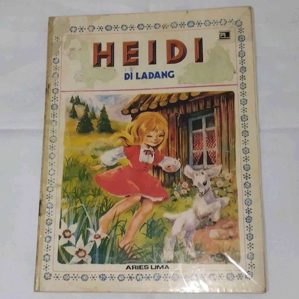 Buku Heidi di Ladang - Aries Lima, buku cergam cerita anak langka