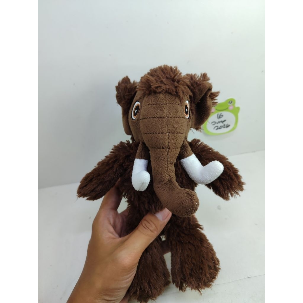 boneka gajah mammoth vintage