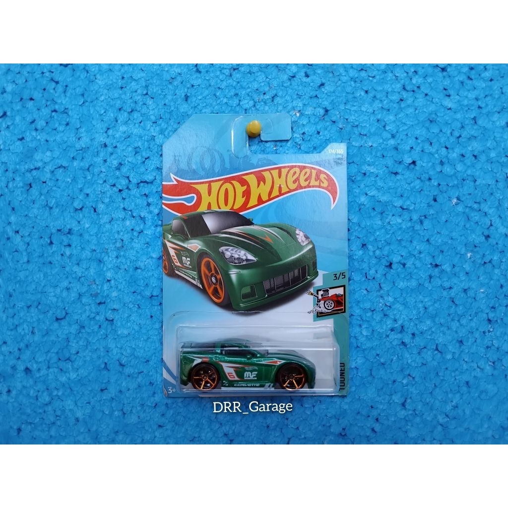 Hot Wheels C6 Corvette (Green) *Bubble Crack