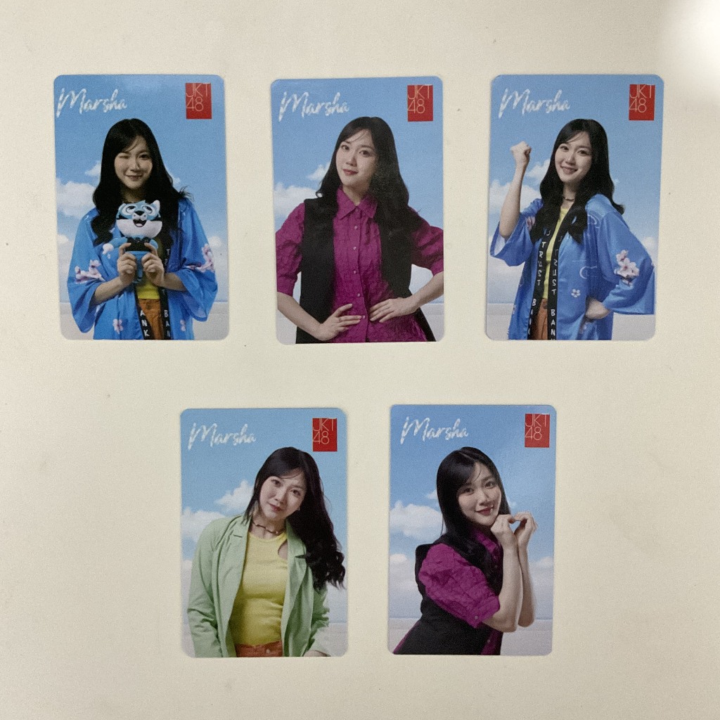 Photocard Marsha JKT48 x JTRUST Bank