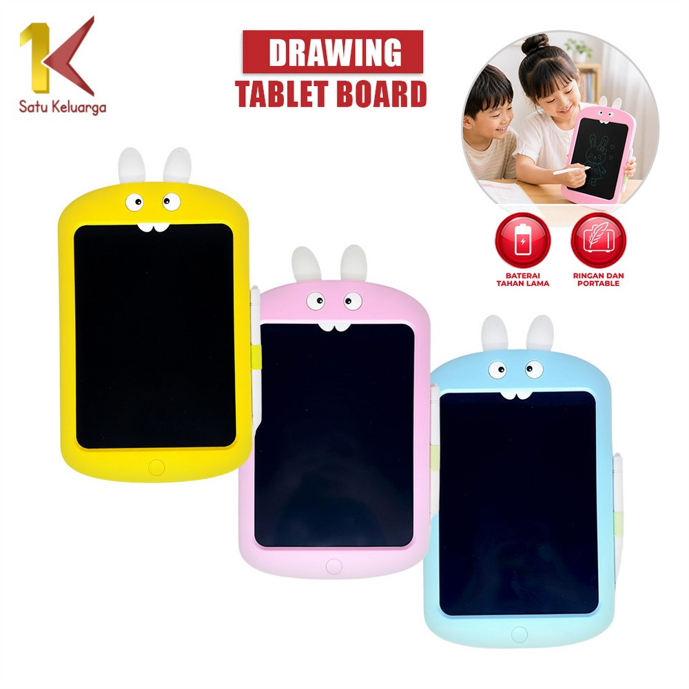 Satu Keluarga Mainan LCD Writing M36 Drawing Tablet Board 8.5 inch Papan Tulis Karakter Mainan Eduka