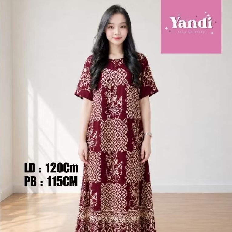 DASTER BL SOLO ORI BATIK CETAK MODEL SIKAK LD 120 CM
