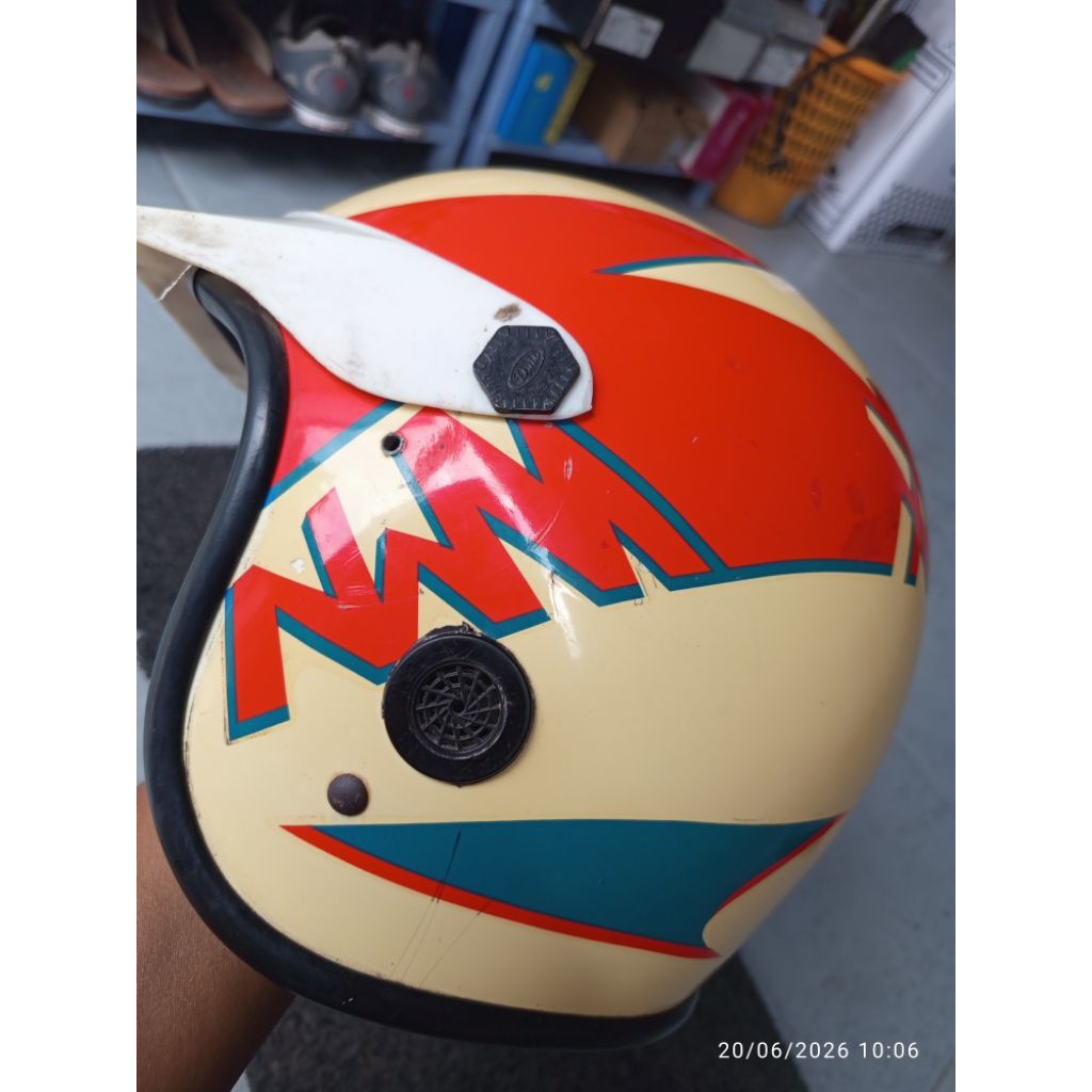 helm original bawaan rx king v80 sigma alfa force1