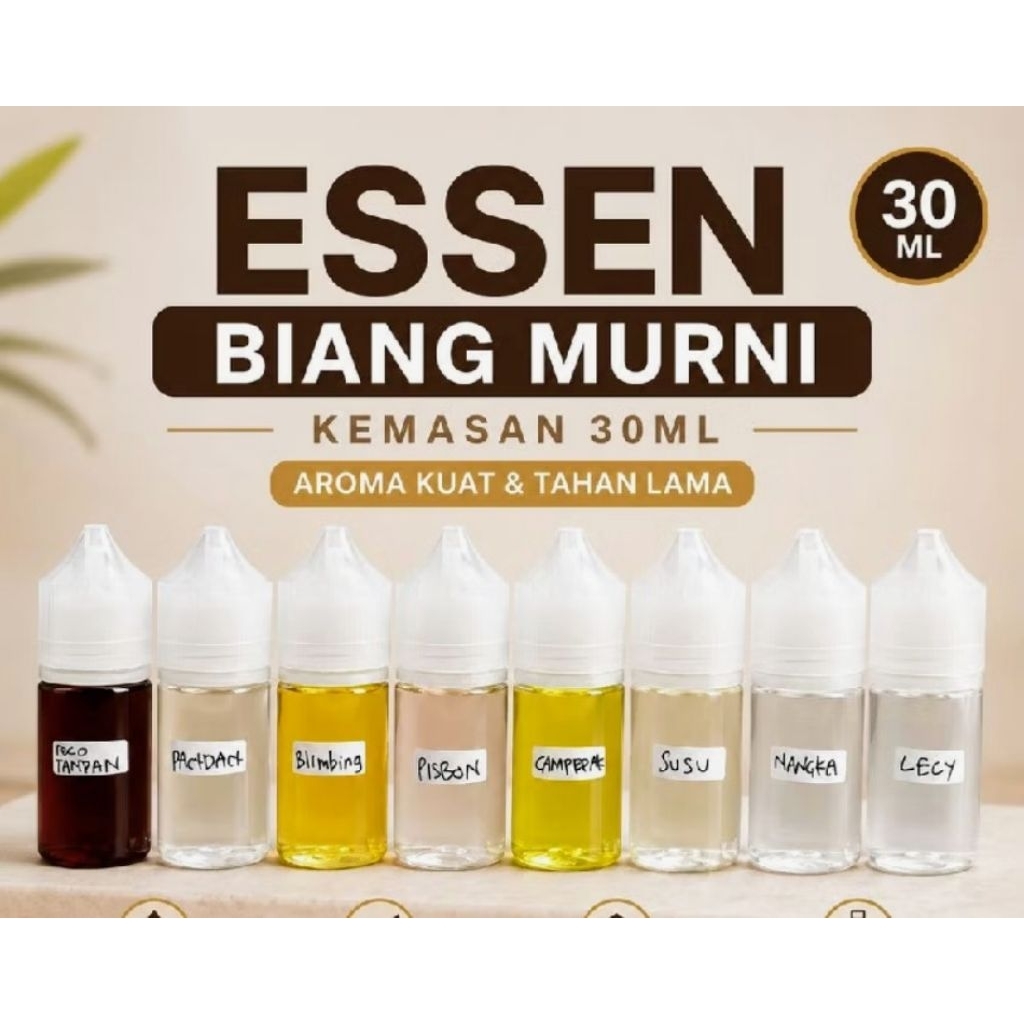 Essen biang murni kwalitas import 30ml terlengkap harga grosir