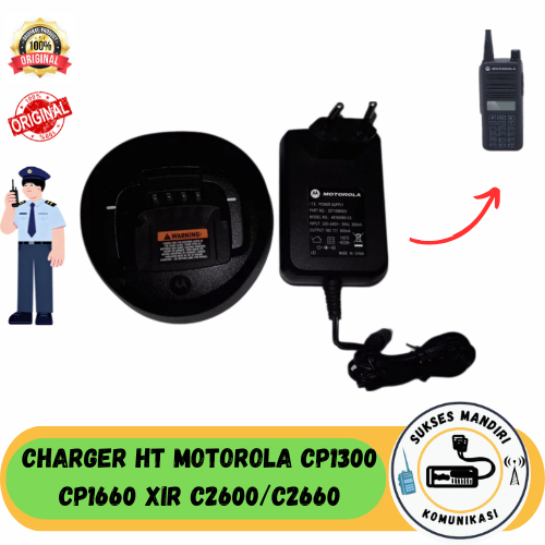 Charger HT Motorola CP1300 CP1660 Second ORI