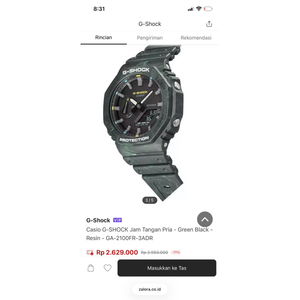G-SHOCK ORIGINAL SECOND