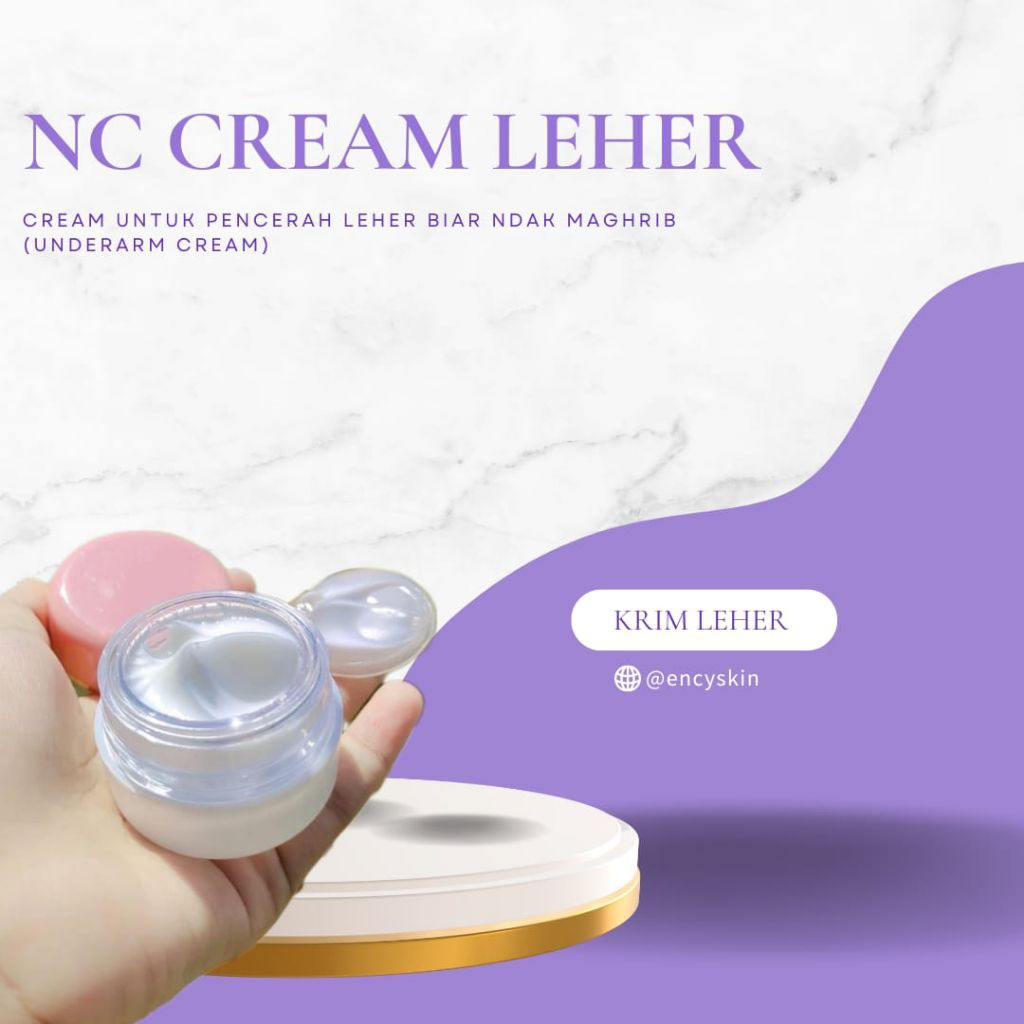 Cream leher by NC beauty skin//neckcream NC beauty