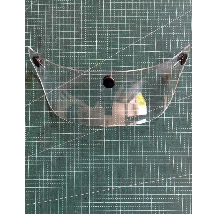 Pet Helm Akrilik Bening Transparan