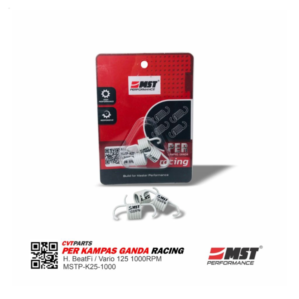 Per Kampas Ganda Racing MST Honda Beat FI / Vario 125 1000 RPM – MSTP-K25-1000