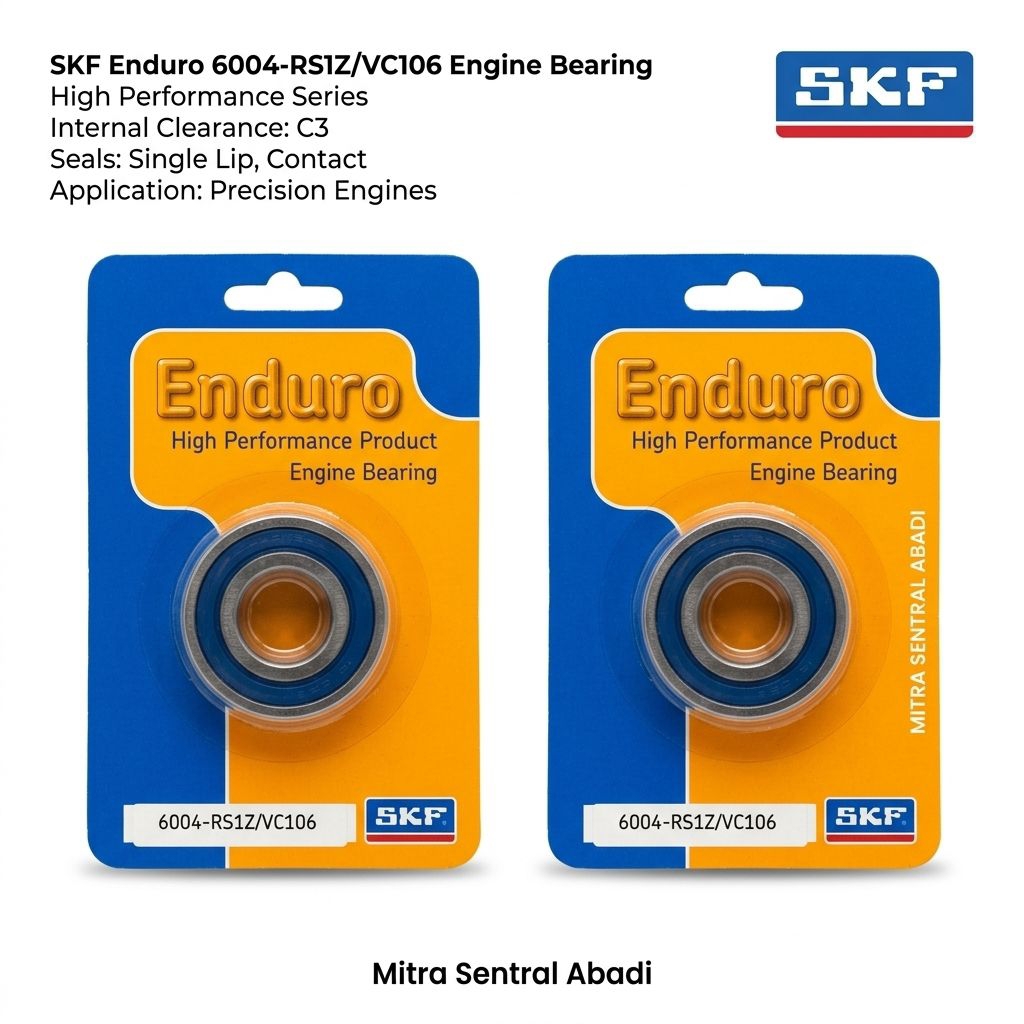 SKF Enduro Engine Bearing - 6004-RS1Z/VC106 - Original