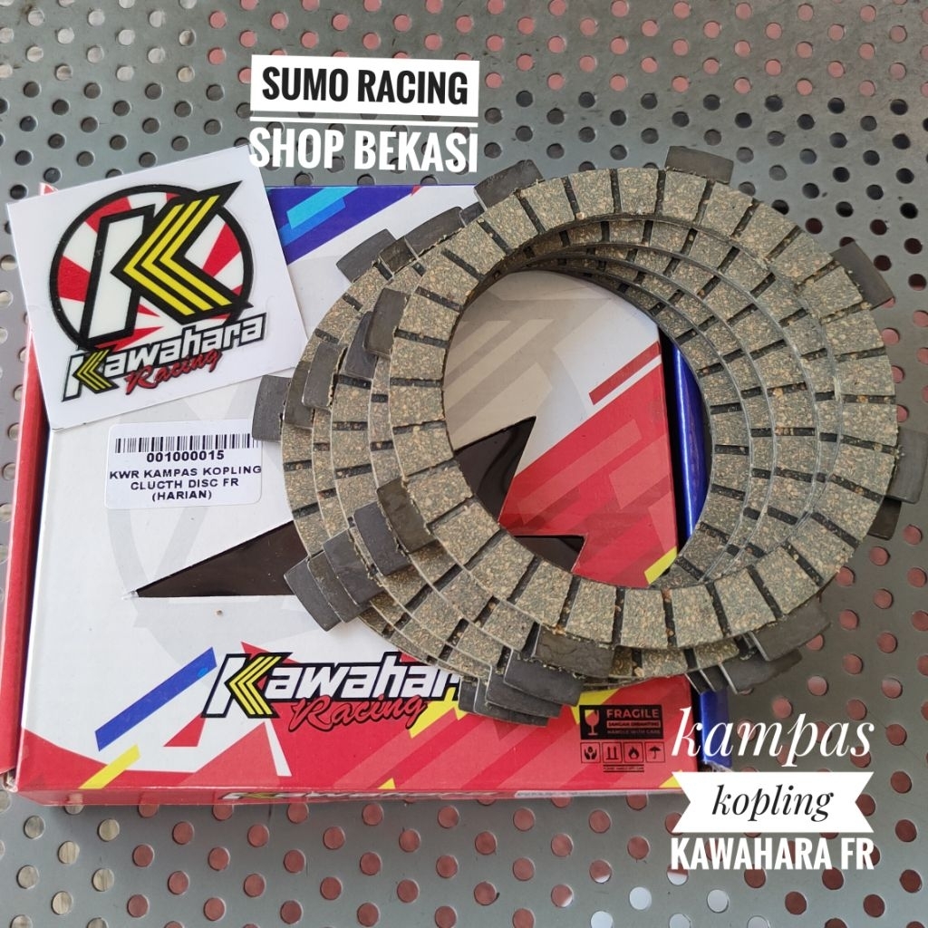 KAMPAS KOPLING KAWAHARA RACING FR80 ISI 5PCS