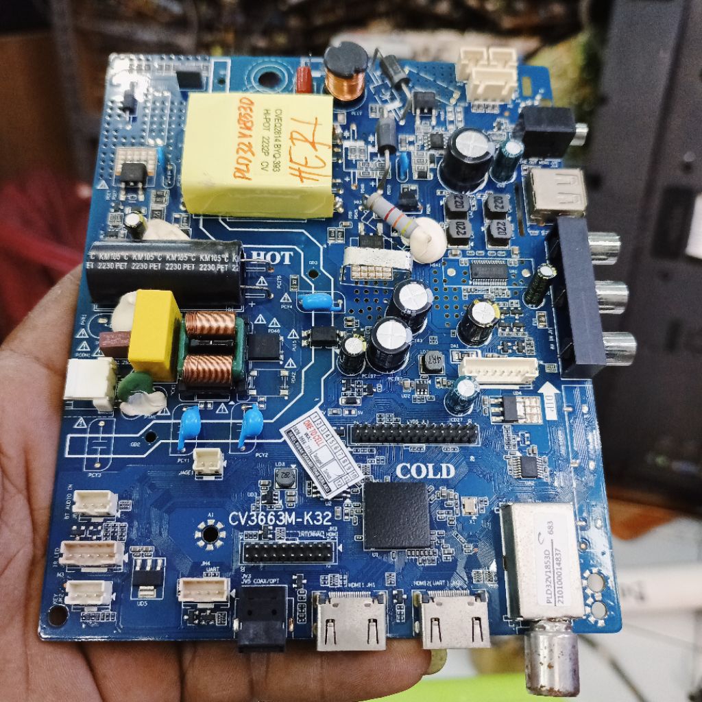 mainboard tv polytron pld32v1853d -motherboard tv polytron pld32v1853d -mobo tv polytron pld32v1853d