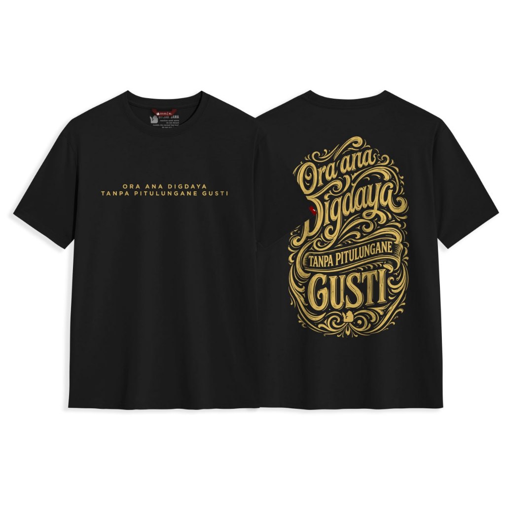 BIJAK JAWA Kaos Digdaya Hitam