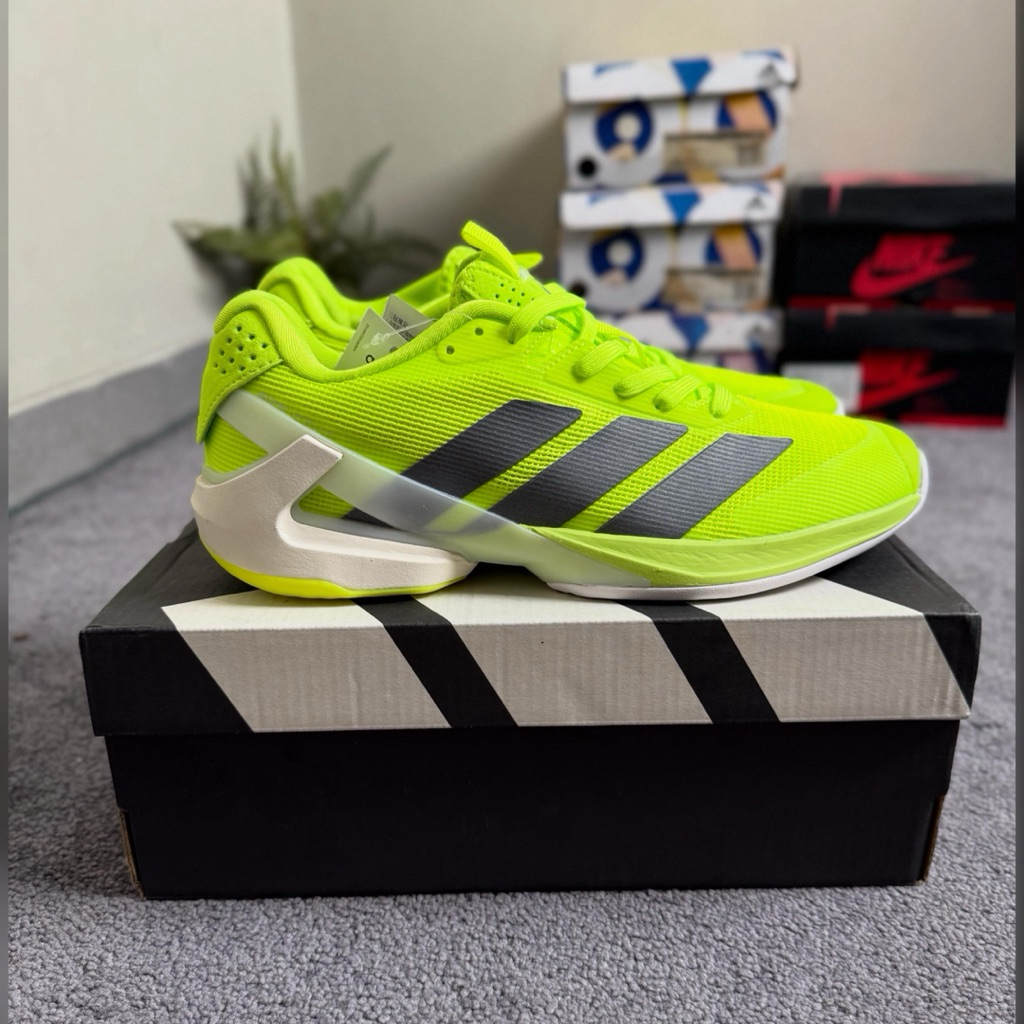 ADIZERO UBERSONIC 5 CLOUD GREEN SILVER METALIC