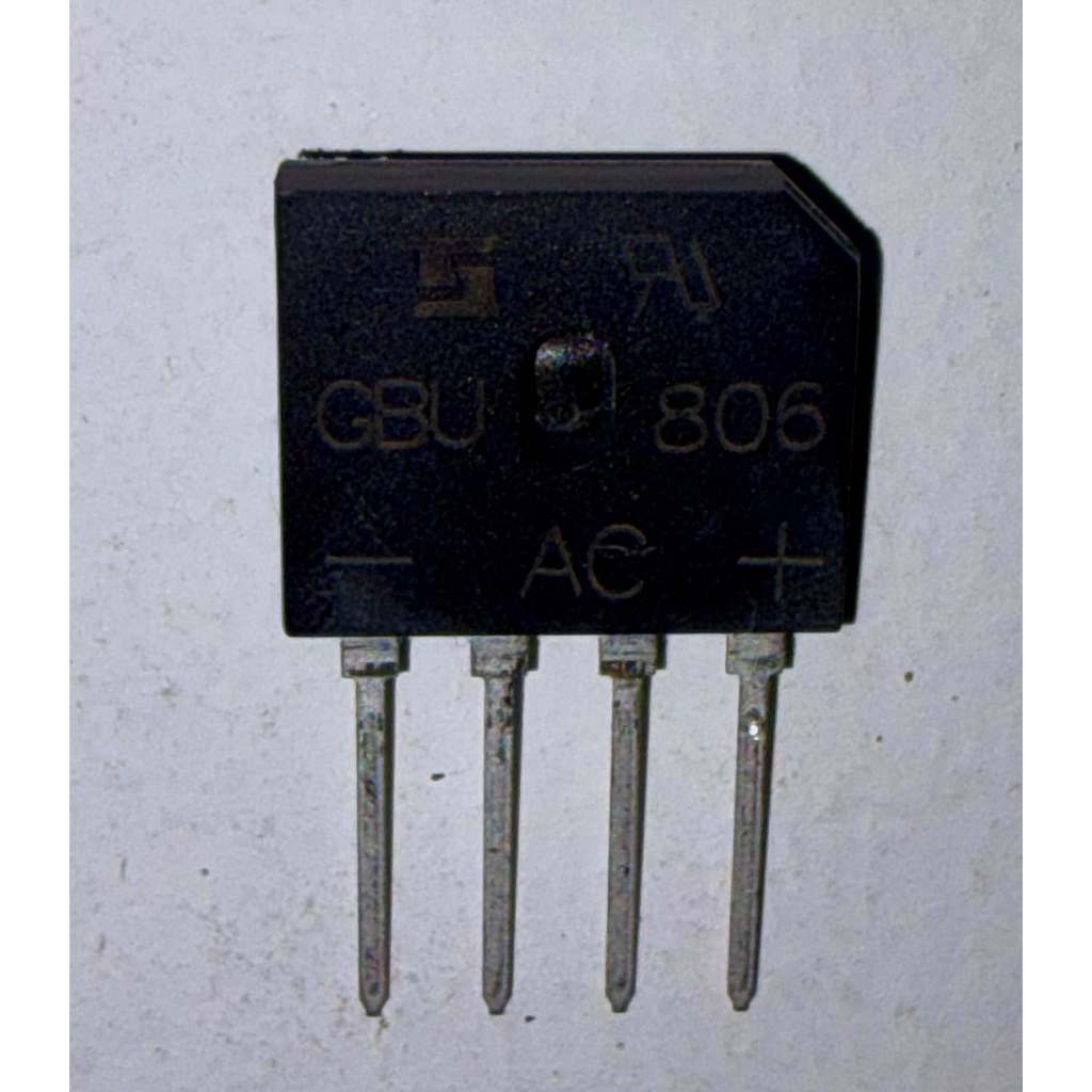 Diode dioda bridge sisir rectifier gbu 806 gbu 806 600V 8A no gbu 808