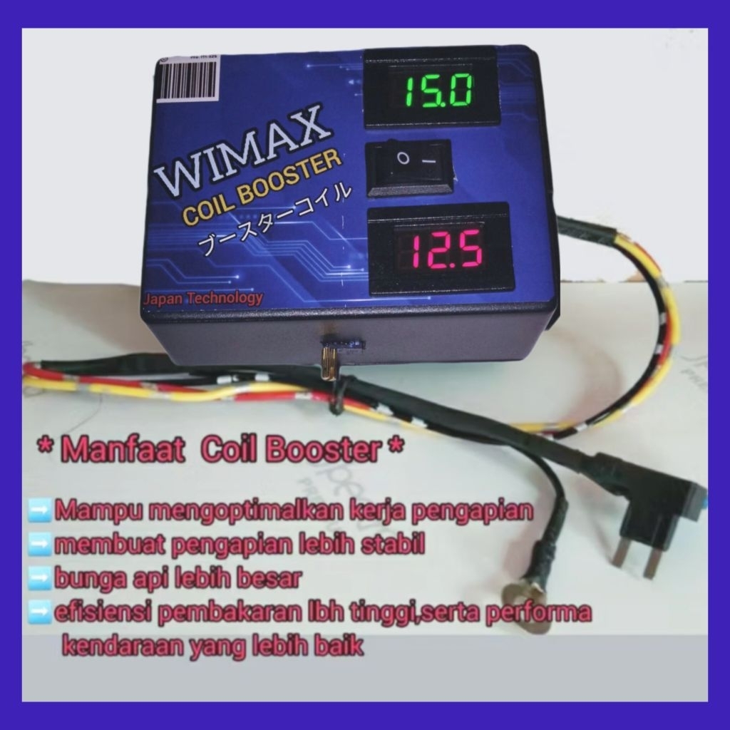 Power coil booster, mobil lebih bertenaga, Pengapian lebih besar, Irit Bahan Bakar tegangan bisa dia