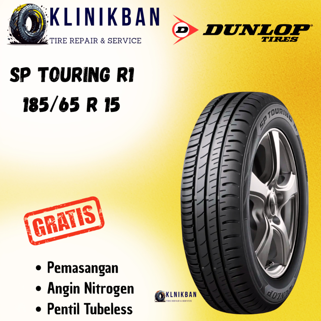Ban Mobil 185/65 R15 SP Touring R1 Dunlop Untuk Ertiga Mobilio Freed Avanza Veloz