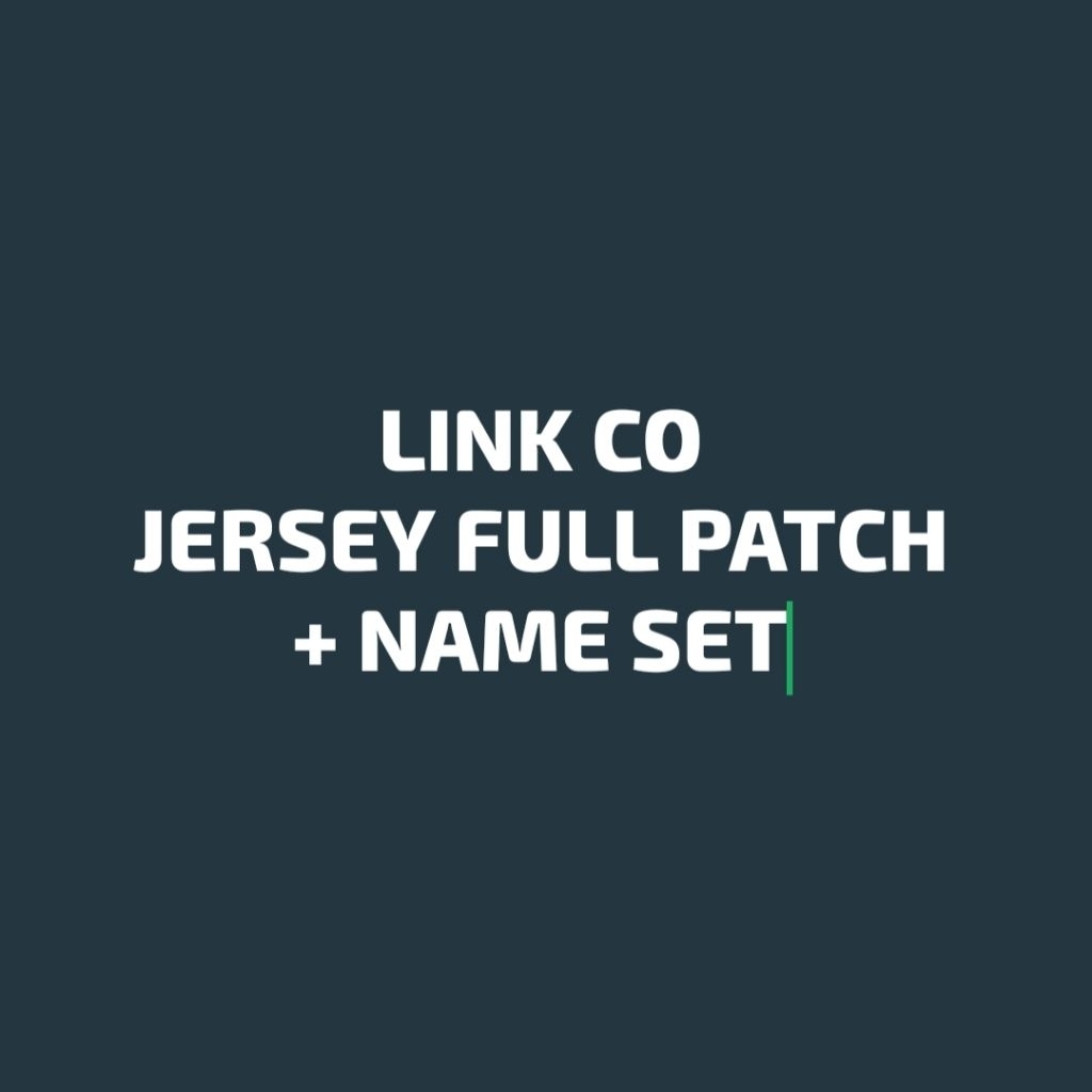 LINK CO JERSEY FULL PATCH + NAMESET
