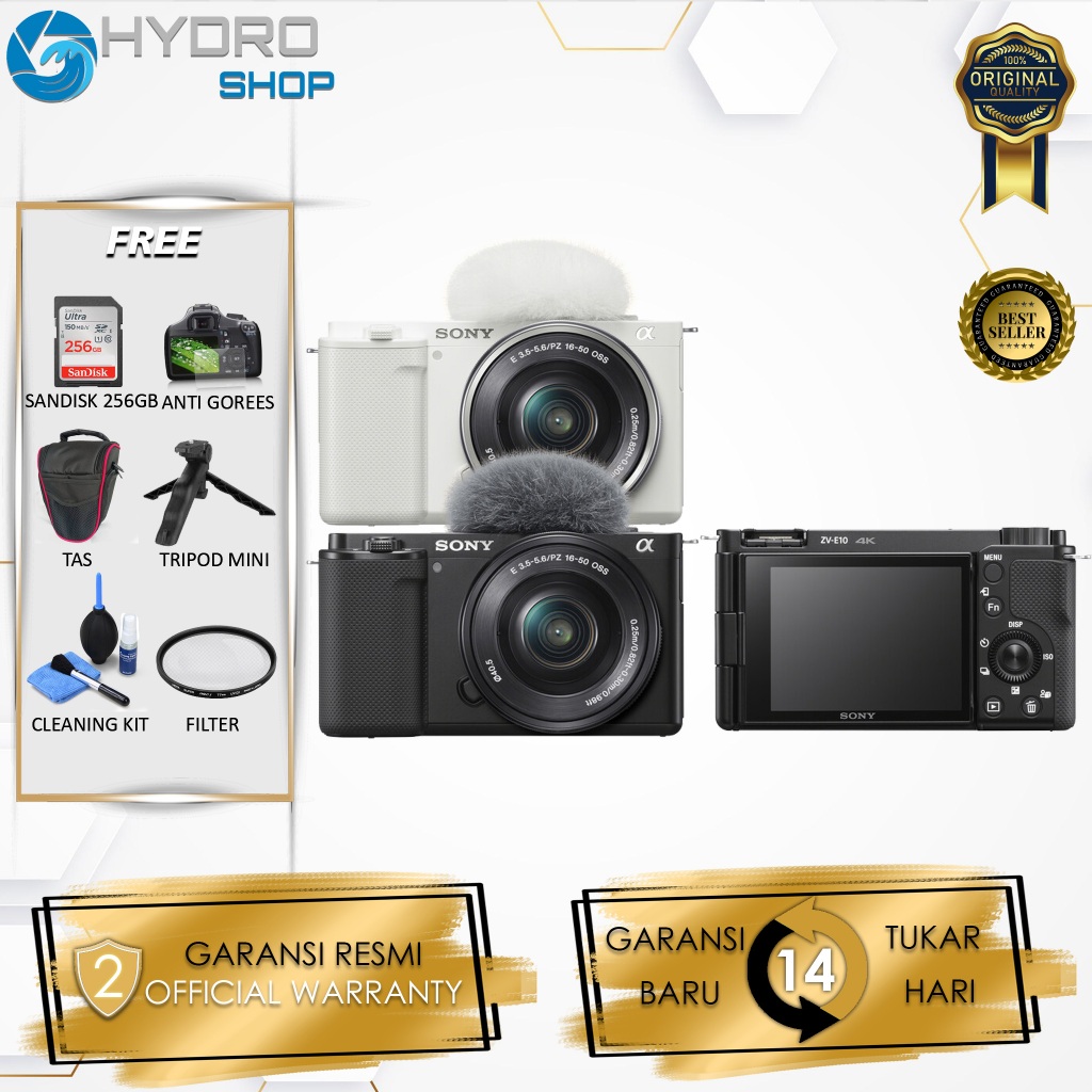 Sony ZV-E10 Kit 16-50mm f3.5-5.6 II / Sony ZV E10 / Sony ZV-E 10 / Sony ZV-E10 Body